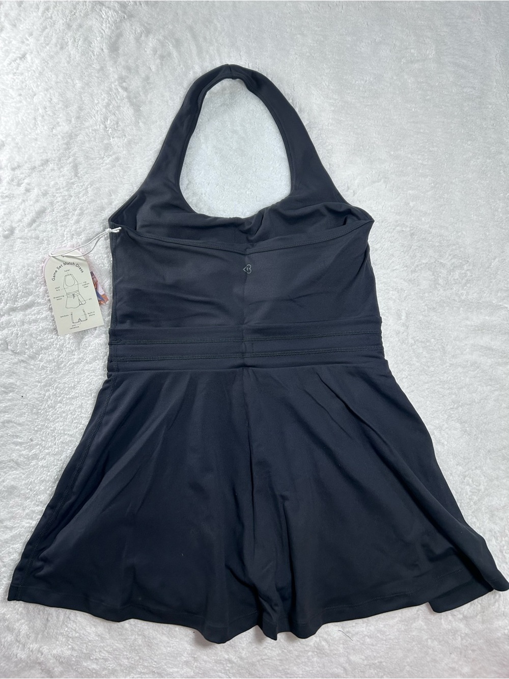 NWT M Blogilates Game Set Match Dress - Skort Built in Shorts - Athletic - Black - Picture 9 of 14